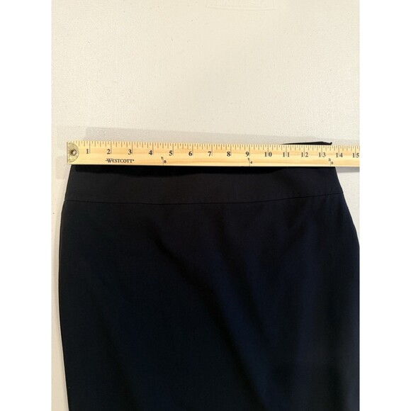 Tahari Pencil Skirt Womens 0 Black Career Workwear Academia Quiet Luxury - Picture 4 of 6